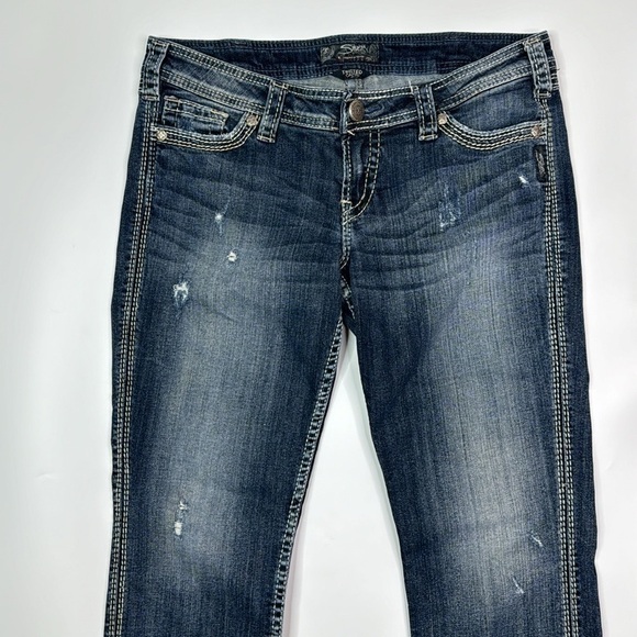 Silver Jeans Twisted Capri Jeans Size 30 - Picture 2 of 11